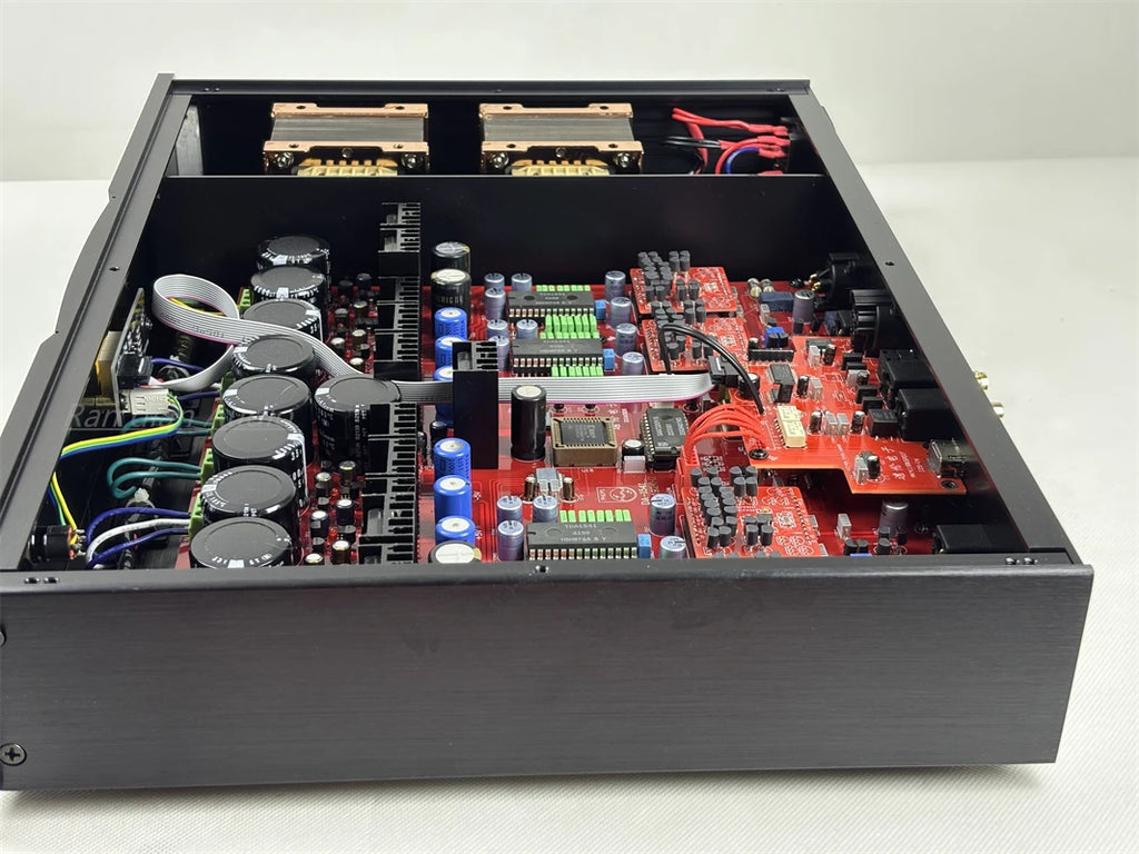 35W*2 TDA1541 Parallel True Balanced Audio Decoder Fiber, AES/EUB/RCA/BNC/External I2S Input. 44.1KHZ-192KHZ/24Bit
