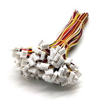 100Pcs/lot JST XH 2.54mm2/3/4/5/6/7/8/9/10/12 Pin Connector Plug Wire Cable 10/20/30cm Length 2.54MM Single Head Connector Wire