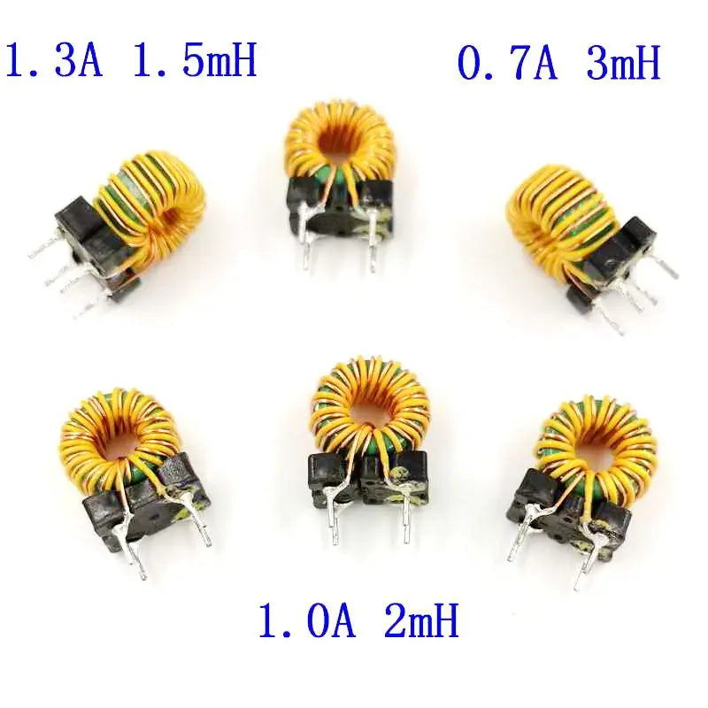 10PCS High Permeability Common‑Mode Inductor Choke Coil 0.5‑8mH Toroid Core 10*6*5 15K1065 EMI Filter Power Supply Inductors
