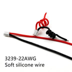 5/10/20 Sets JST PH 2.0mm 2-Pin Connector Kit, 22AWG 10cm Silicone Wire with Micro Female Plug & Straight Male Wafer Pin