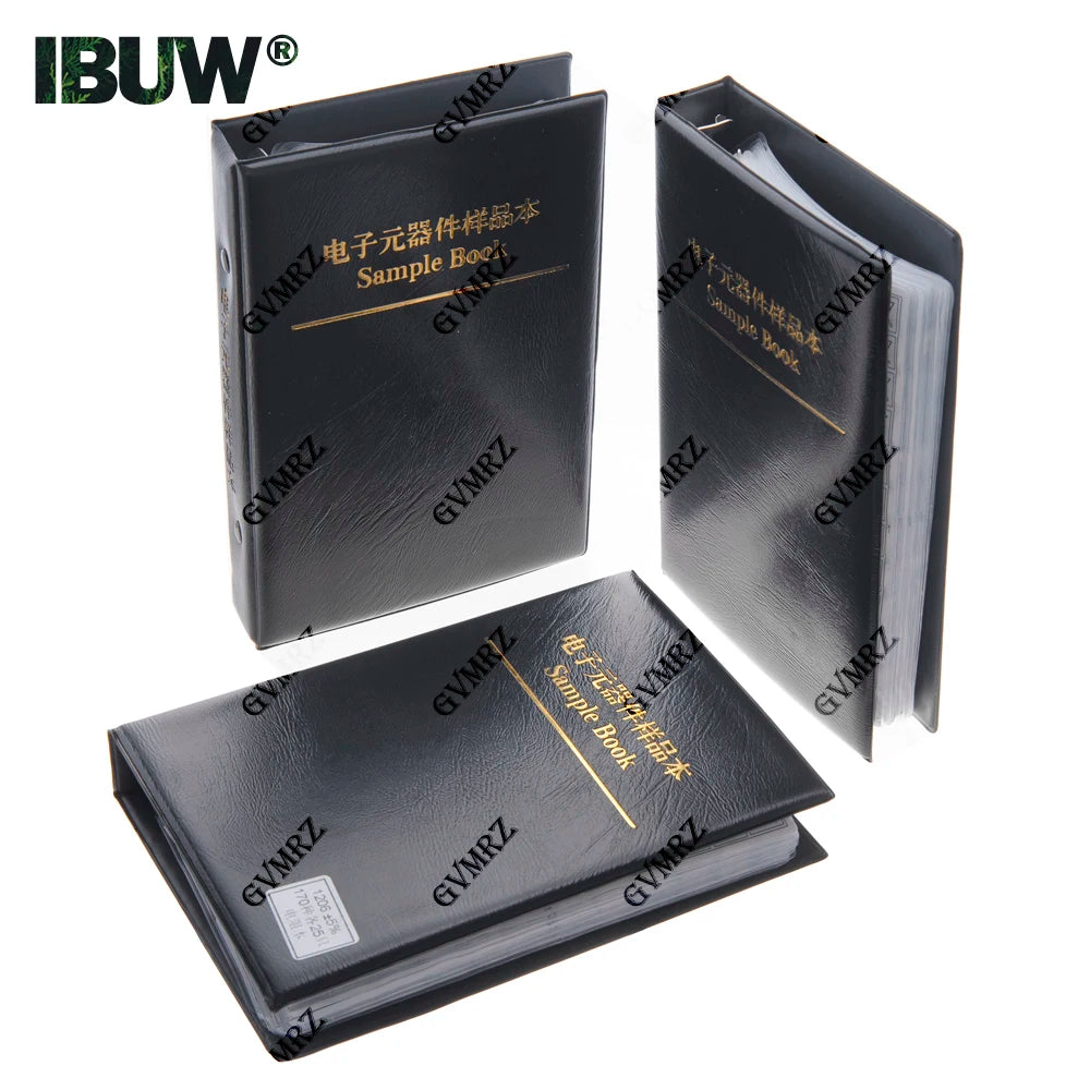 0201 0402 0603 0805 1206 5% Resistor Kit Smd Book  Chip Resistor Assortment Kit FR-07 SMT 170 Values 0R-10M Smd Sample Book