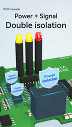 RS485 Hubs Photoelectric Isolation Industrial DC 8-28 V CDEBYTE E810-R Series ESD Protection Power and Signal Isolation