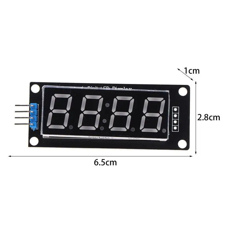 Y-1 Piece 0.56" 4-Digit LED Display Module TM1637 7-Segment Digital Tube for Arduino Electronic Clock Display Board
