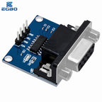 1PCS  MAX3232 RS232 to TTL Serial Port Converter Module DB9 Connector MAX232