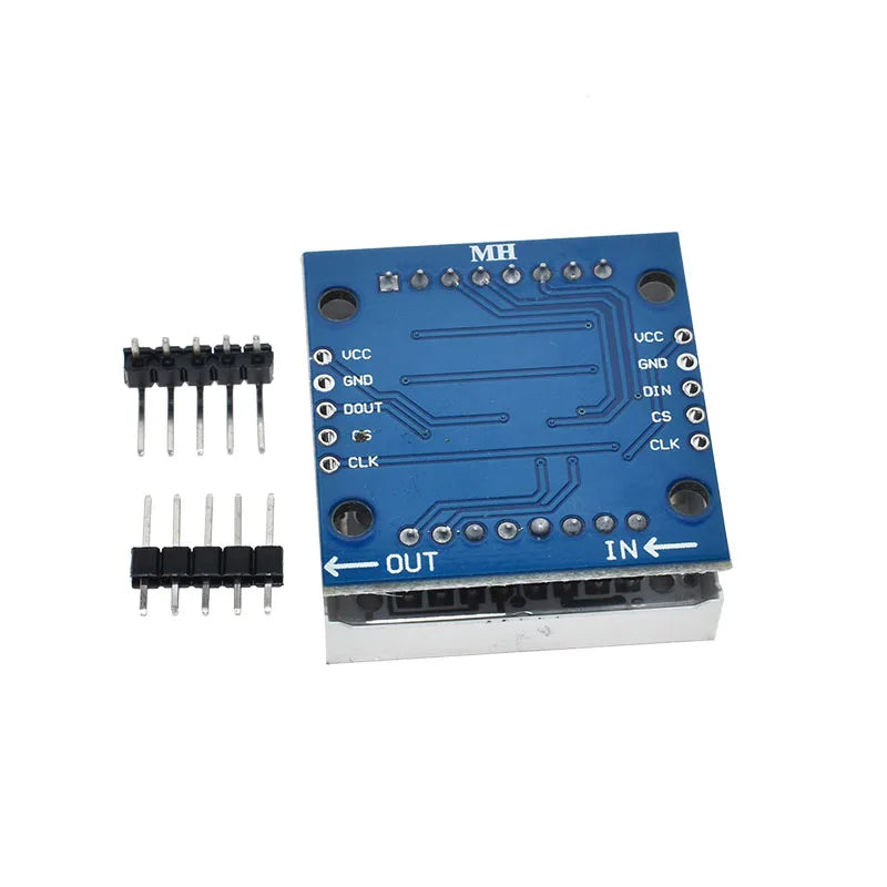 MAX7219 dot matrix module microcontroller module display module finished goods , Can be together for arduino programming