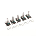 2/5Pcs 360 Degree Rotary Encoder Module KY-040 Brick Sensor Development Board With Knob Cap Potentiometer
