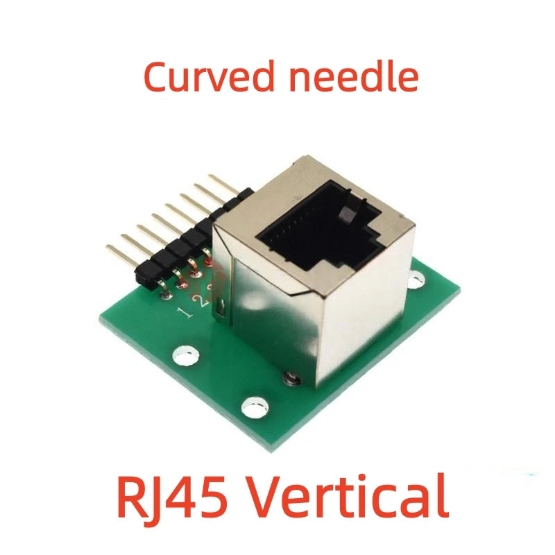 1PCS RJ45 Network Port 8P Adapter Board Vertical/Horizontal Adapter Board/Test Board Network Port Adapter Line Terminal