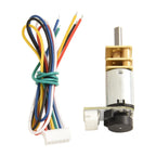 For GA12 For N20 Encoder DC 6V Metal Gear DC Motor Gearwheel High Torque 150RPM 300RPM 500RPM 750RPM 1500RPM 3000RPM Hall Sensor
