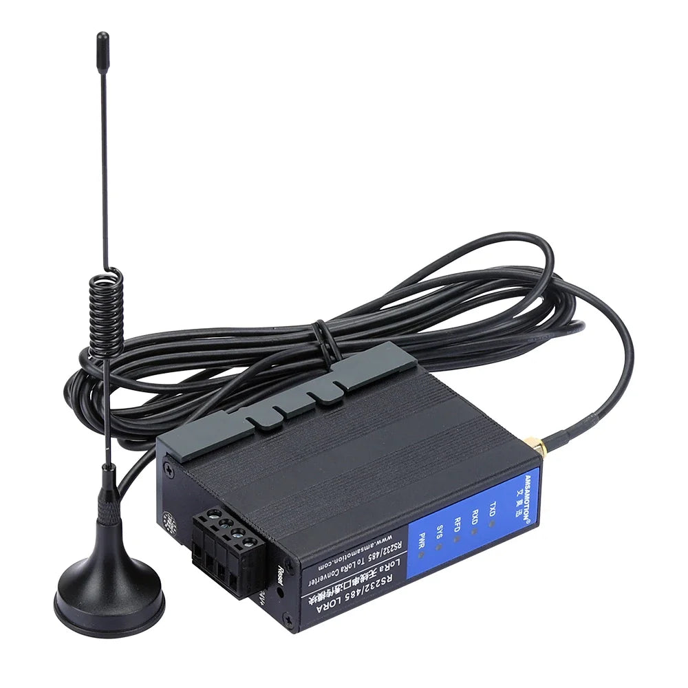 RS232/485-LORA RS422 Wireless PLC Long Rage Radio Communication Module RS485 to LR100 Signal Converter Spread Spectrum