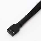 4 Pin Pwm Fan Cable 1 To 1/ 2/3/4 Ways Splitter Black Sleeved 27cm Extension Cable Connector PWM Extension Cables