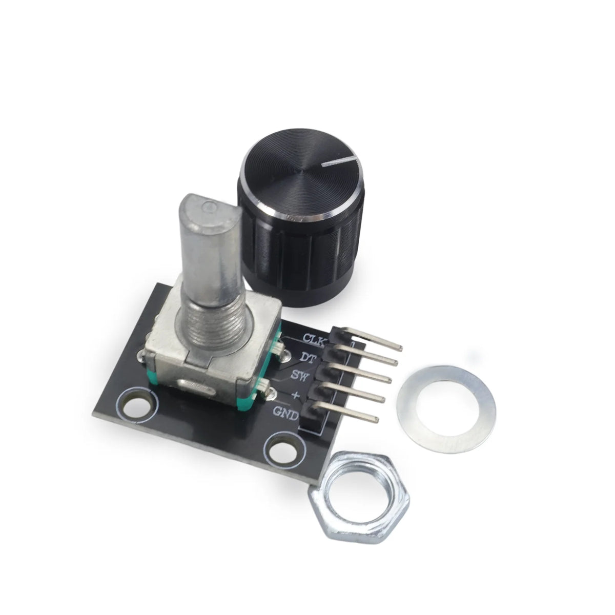 1 to 8 PCS KY-040 360 Degrees Rotary Encoder Module with Knob Cap 5V Brick Sensor Switch Development Board Module for R3 Board