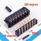 5 Pairs Pitch 2.5 mm 2 3 4 5 6 7 8 9 10 11 Positions Female Blade Socket Male Header Battery Connector Right Angle Straight
