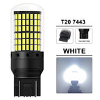 2-8 PCS CANBUS T20 7443 P21W PY21W 1156 BA15S BAU15S LED Bulb For 6500K White Car Turn Signal Tail Reverse Lights 2000LM 12V 24V