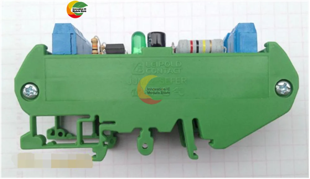 1-Bit AC 220V Optocoupler Isolation Module Voltage Sensing Board Adaptive 3-5V for PLC Isolamento Fotoaccoppiatore With Rail Die