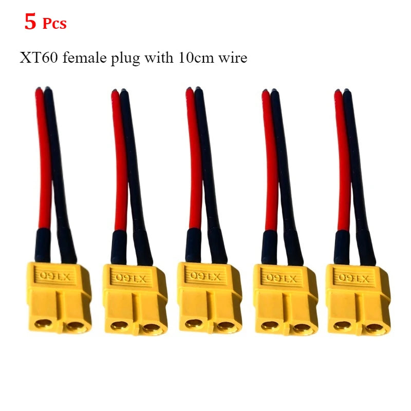 XT60 Male Female Bullet Connectors Plug Adapter With 14 AWG Silicon Wire For ESC Lipo Battery Extension Quadcopter Multicopter