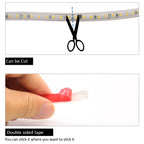 AC 220V 230V 2835 LED Strip Light Waterproof IP67 120LEDs/m Flexible Tape Lamp Warm Cold White 1M 2M 3M 5M 10M 20M Home Lighting