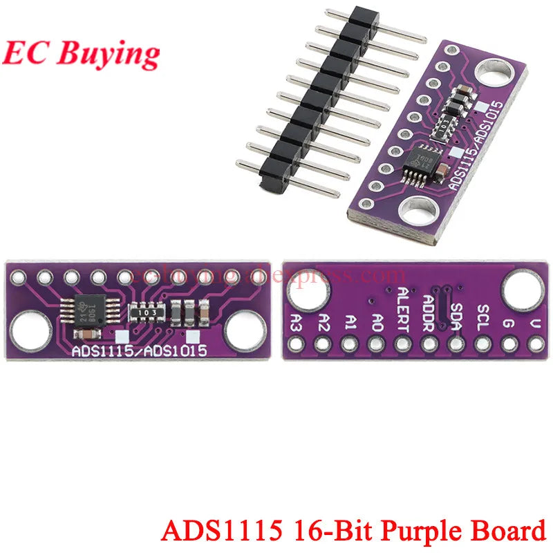 16 Bit I2C IIC ADS1115 ADS1015 ADS1118 Converter Module PCA9306 ADC Board For Arduino RPi Level Translation Amplifier Chip