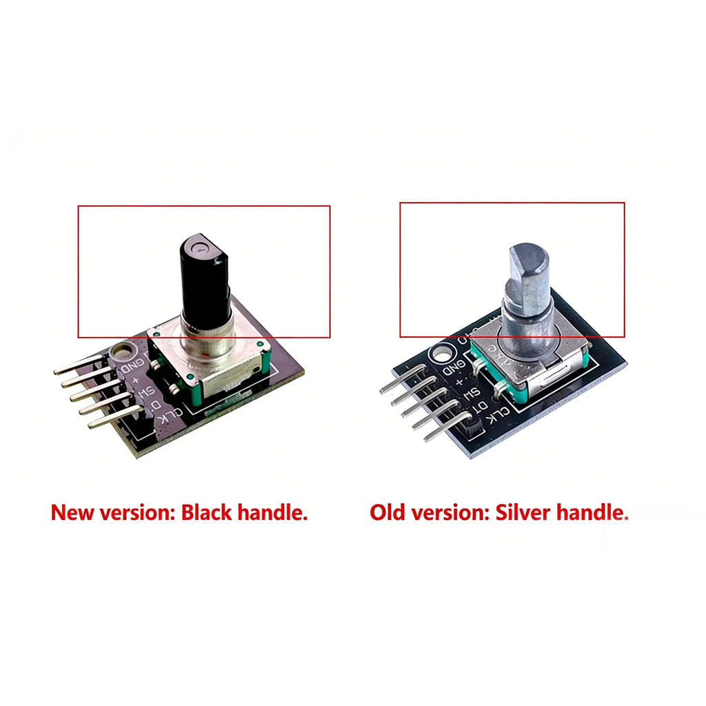 KY-040 360 Degrees EC11 Rotary Encoder Module Brick Sensor Switch Development Board for Arduino With Pins Knob Cap DIY 5V