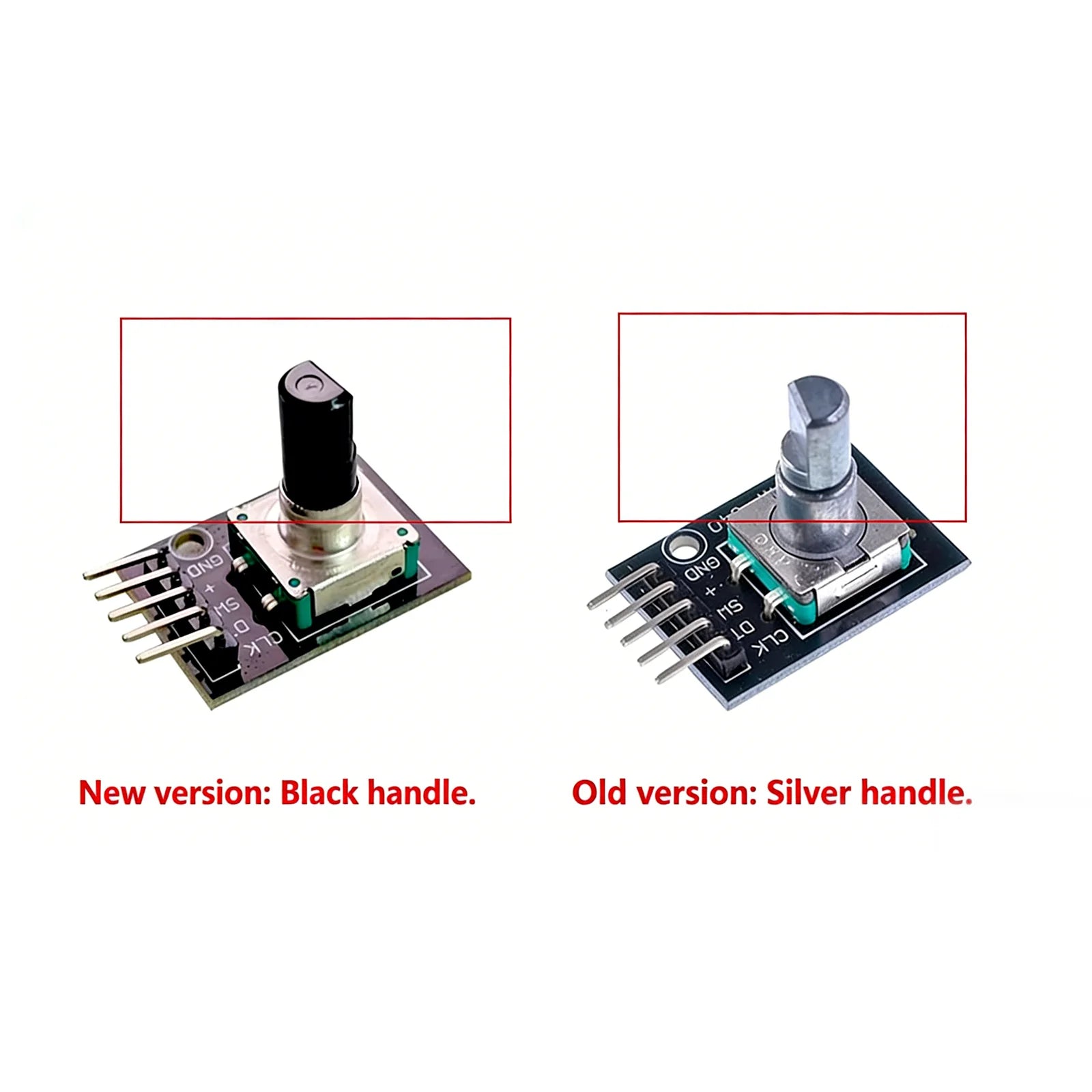 KY-040 360 Degrees EC11 Rotary Encoder Module Brick Sensor Switch Development Board for Arduino With Pins Knob Cap DIY 5V