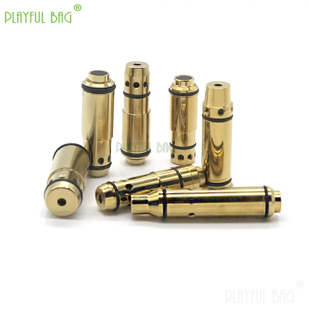 Outdoor CS Game Red Laser Cartridge Bore Sighter .380ACP/.40S&W/223Rem Training 2MW Laser Bullet Sports Toy Accessories QQ56