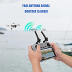 VOLODYMYR 2pcs 5.8Ghz Yagi Antenna for Mavic 2/RC PRO/Mavic Mini/Phantom 4 Pro Drone Remote Control Signal Boosters Drone