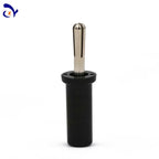 10PCS Amass 25.421 4mm copper nickel plated cross slotted banana plug welded ABS plastic case with 24A resistance