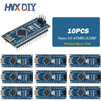 1-10pcs For Nano V3.0 Micro Controller Module ATmega328P Module Nano Board CH340 USB Cable Compatible with Arduino Nano V3.0