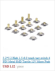 mini usb connector 5 pin Type B female DIP 2 straight-pin PCB soldering socket jack in-line connector
