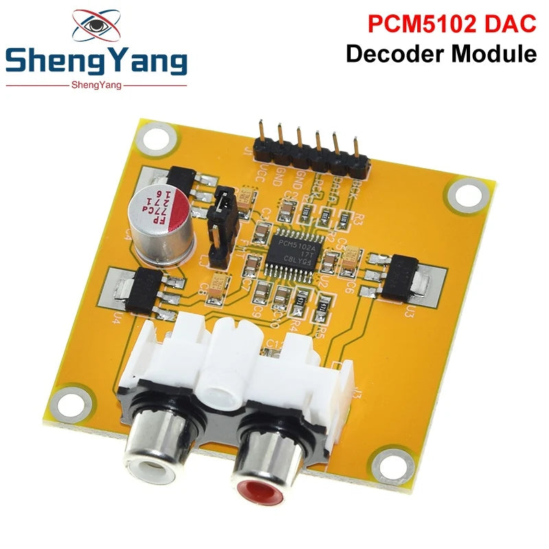 1/3PCS PCM5102 PCM5102A DAC Decoder Board I2S Input 32Bit 384K for Red Core Player Supports I2S Format/Left Justified