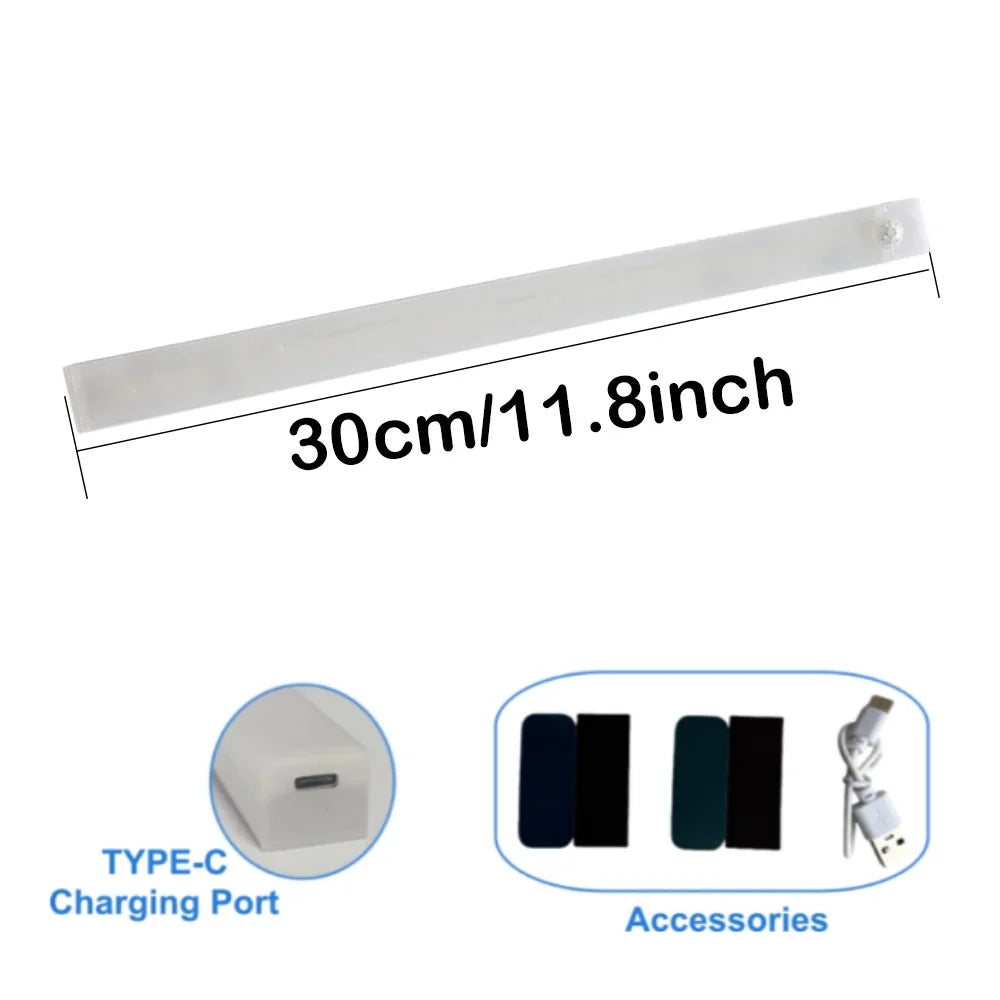 Wall Lamp Rechargeable Magnetic Lights Smart Motion Sensor LED Night Light For Bathroom Indoor Lamp Cabinet Floodlight