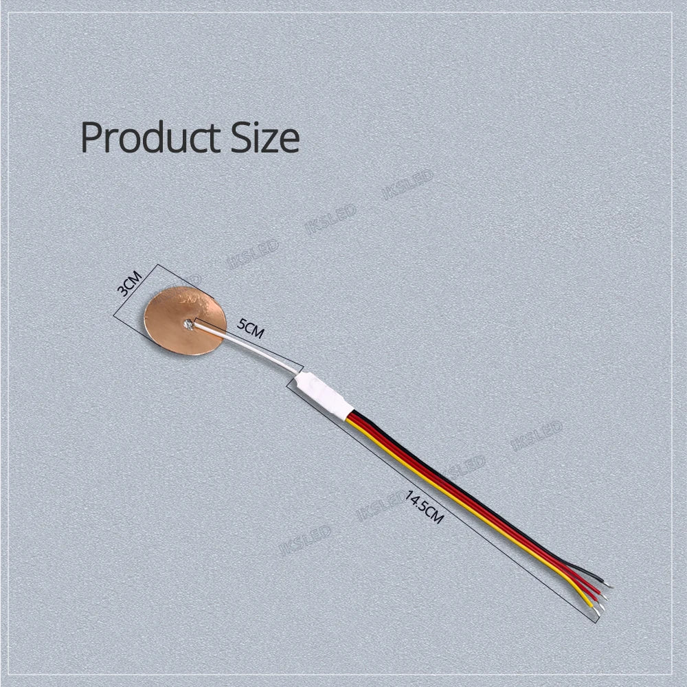 DC3.7V5V12V24V Mini Touch Sensor Switch Copper Foil Partition Touch Switch LED Dimming Controller Penetrating Wood Board Glass