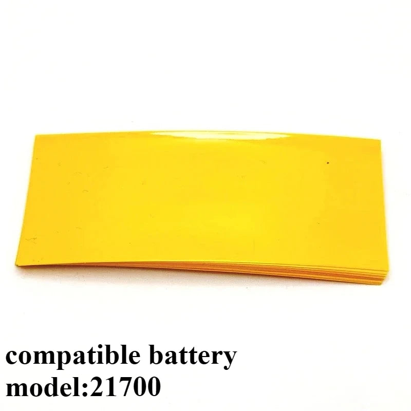 21700 Lithium Battery PVC Heat Shrinkable Film Battery Skin Heat Shrinkable Sleeve 10pcs/bag