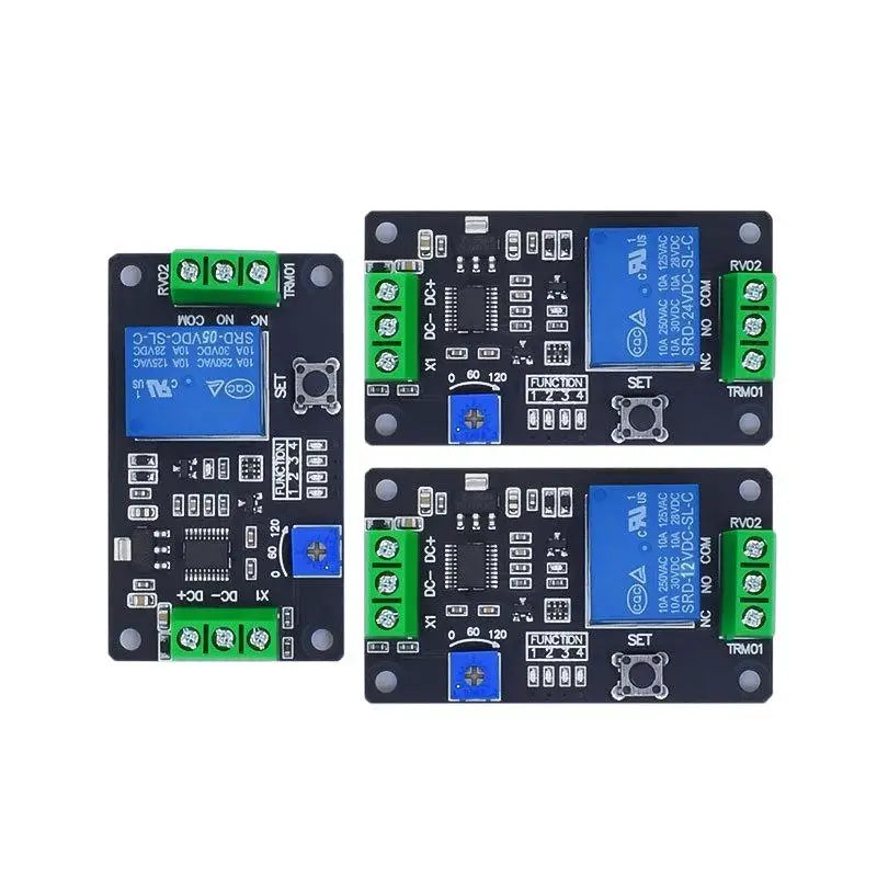 Self Locking Delay Timer Relay Adjustable Time Switch Module Accurate On Off Control for Industrial Automation Home Appliance