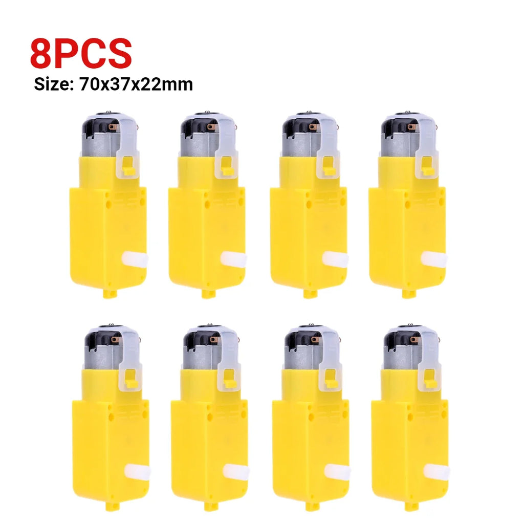 1-10PCS DC 3-12V TT Module Intelligent Dual Shaft Gearmotor Gearbox Motor for DIY Smart Car Robot