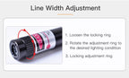 Light Red Cross Positioner 660nm 100mw Laser Diode Module Focusable Beam Cross Laser Locator For Woodworking Carving Machine