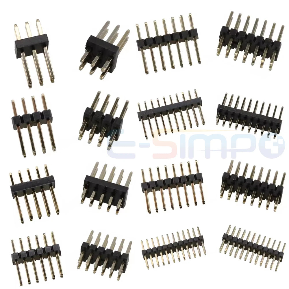 20pcs 1.27mm Low Short Profile Double Row DIP PH1.0mm Male Female Header PH2.0 2x4/5/6/7/8/10/12/32/50P Thin PCB SOIC Pin Header