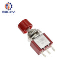 High Quality 6mm 3/6Pin 2 Position Mini Momentary Automatic return Push Button Switchl ON OFF 5A125V/2A250V Toggle Switch