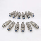 1PCS XS12 Connector 12mm Quick Push-Pull Circular Square Socket 2pin3pin4pin5pin6pin7pin 3A 400v Male and Female Plug