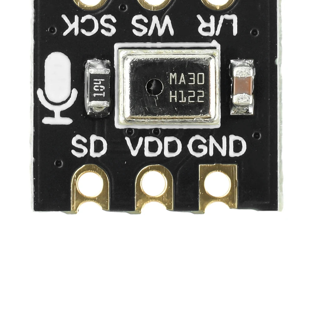 MS4030 Omnidirectional MEMS Microphone Module High Precision 24Bit I2S Output Compatible with INMP441 for Smart Home ESP32