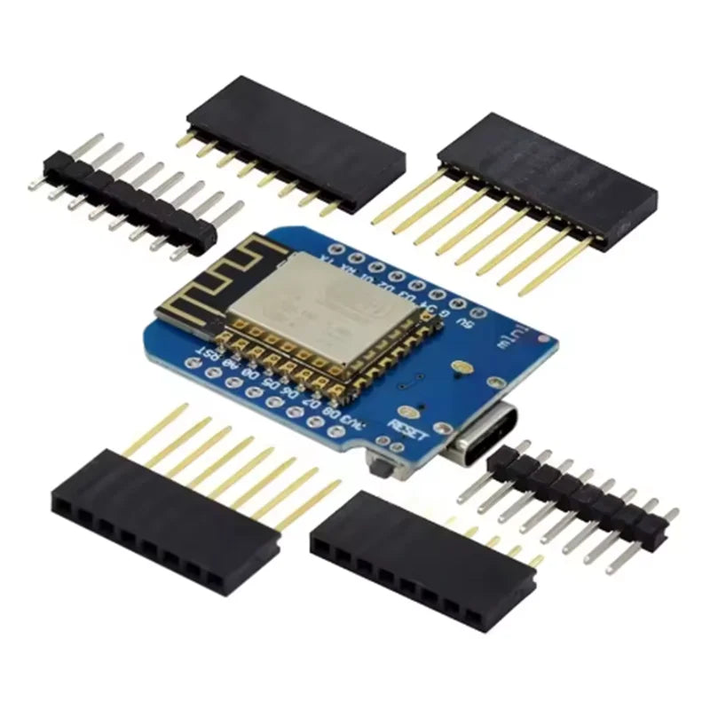 WeMos D1 Mini V4.0.0 TYPE-C Micro ESP8266 ESP-12F CH340G V2 Module NodeMcu Lua WiFi Development Board 3.3V With Pin For Arduino