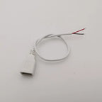 2 Pin 4 Pin Wire 5V USB 2.0 A Male Female Power Plug Pigtail Cable Jack Charging Cord Extension Connector 0.3m 1m 2m