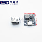 5V 2A Type-C USB Boost Converter Module with LED Display Charging Protection Board for 3.7V/4.2V Li-ion Battery DIY Power Bank