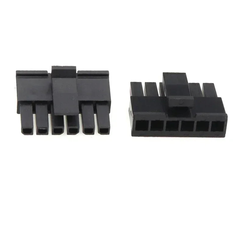 10-50sets 3.0mm Micro-Fit 3.0 Connector Receptacle Housing 2Pin 3 4 5 6 Circuit Plug House Terminal 43640 43645 MX3.0mm