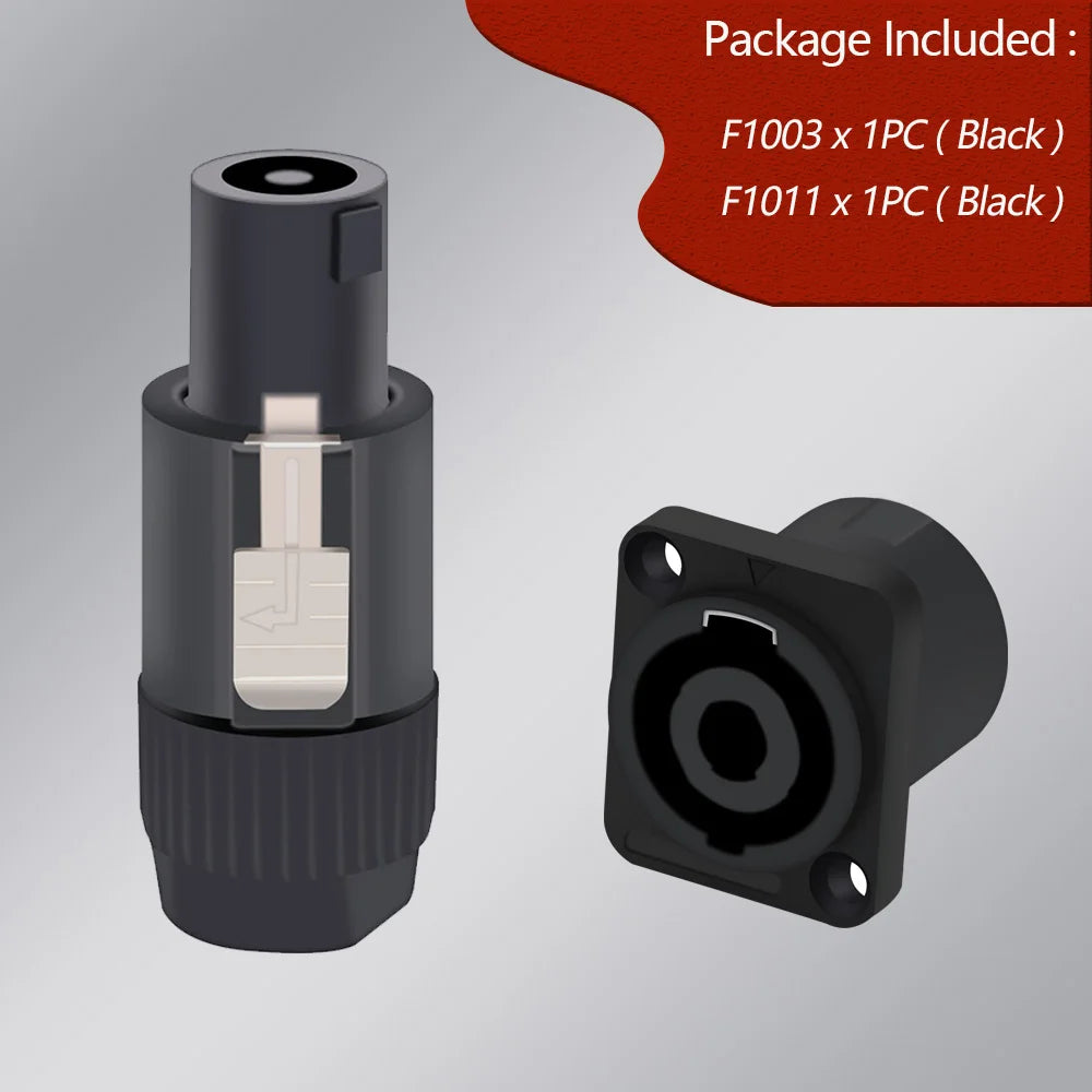 1set NL4FC Speak Connectors type 4 Pole Plug Male Speaker Audio connector