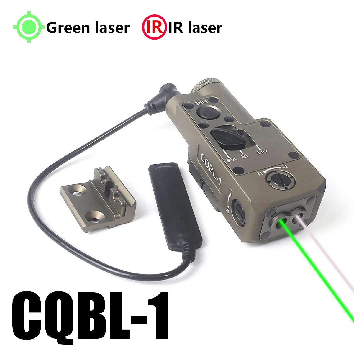 SBAL-PL DBAL-PL CQBL-1 Laser IR/Red/Green Dot Laser Indicator Momentary Constant Quick Open Scout Light Connect Mount For 20MM