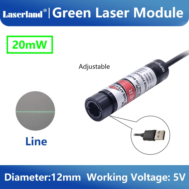 Red Green Dot Line Cross Laser Module Laser Head for Quilting Laser Fabric Marking Locator Positioner