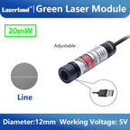 Red Green Dot Line Cross Laser Module Laser Head for Quilting Laser Fabric Marking Locator Positioner
