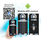 4 In 6 Out  Car Audio DSP with Smartphone App Control Adjustable Bass Treble USB Digital Sound Signal Processor W/ Power Cord