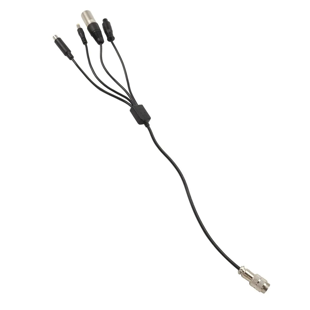 Adapter Cable GX16 to DC 5.5mm / DC 8mm / XLR / GX12 Connector Y Splitter Adapter