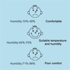 1 Pc Digital LCD Thermometer Hygrometer Indoor Room Mini Electronic Temperature Humidity Meter Sensor Gauge for Home Baby